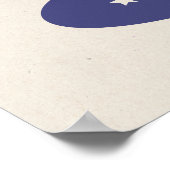 Ann Arbor, Michigan Retro College Typography Print Poster (Ecke)