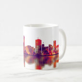 Ann Arbor Michigan Skyline Kaffeetasse (VorderseiteRechts)