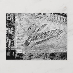 Ann Arbor Michigan Vernor's Backsteinmauer Vintage Postkarte