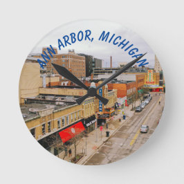 Ann Arbor, Michigan Wall Clock Runde Wanduhr