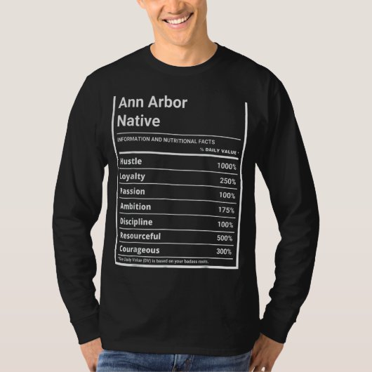 Ann Arbor Native Nutrition Pride T-Shirt (Vorderseite)