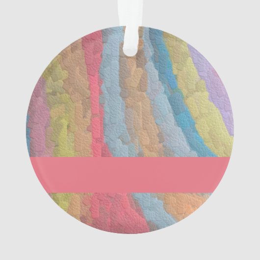 Ann Arbor Pastel Chalk Ornament (Rückseite)