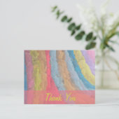 Ann Arbor Pastel Chalk Postkarte (Stehend Vorderseite)