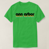 Ann Arbor Retro Throwback Baseball TShirt (Design vorne)