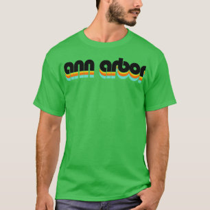 Ann Arbor Retro Throwback Baseball TShirt
