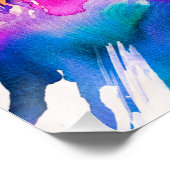 Ann Arbor Skyline Poster (Ecke)