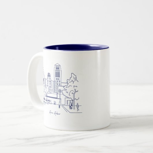 Ann Arbor Tasse (Vorderseite Links)