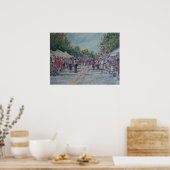 Ann Arbors afroamerikanische Festspielpastells Poster (Küche)