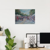 Ann Arbors afroamerikanische Festspielpastells Poster (Heimbüro)