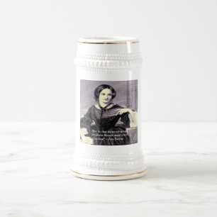 Ann Bronte "Rose Thorn" Weisheitszitate Geschenke  Bierglas