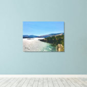 Ann Charles Columbia River Foto Leinwanddruck (Insitu (Holzboden))