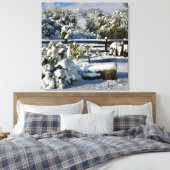 Ann Charles Snowy Day in Arizona Leinwanddruck (Insitu (Schlafzimmer))