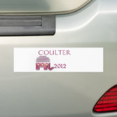 Ann Coulter 2012 Autoaufkleber (Auf Auto)