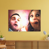 Ann & Dave Leinwanddruck (Insitu (Wohnzimmer))