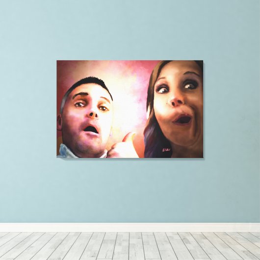 Ann & Dave Leinwanddruck (Insitu (Holzboden))