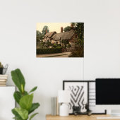 Ann Hathaway's Hütte, Stratford-on-Avon, England Poster (Heimbüro)