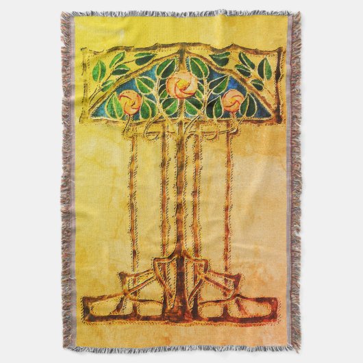 Ann Macbeth - Glasgow Rose Decke (Vorderseite Vertikal)