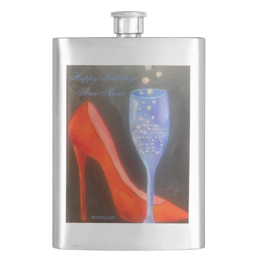 Ann-Marie's Birthday Flask Flachmann (Vorderseite)