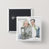 Ann Romney in einem Binder Funny Gaben T-Shirts & Button (Vorne & Hinten)