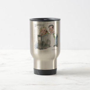 Ann Romney in einem Binder Funny Gaben T-Shirts & Reisebecher