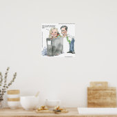 Ann Romney in einem Binder-Poster Poster (Küche)