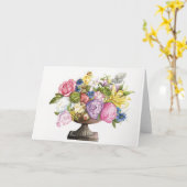 Ann’s Arrangement Greeting Card 7" x 5" Karte (Gelbe Blume)