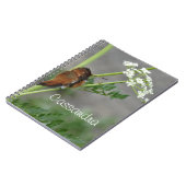 Ann"s Lace and bird Notizblock (Linke Seite)