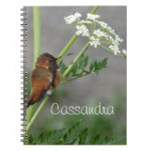 Ann"s Lace and bird Notizblock (Vorderseite)