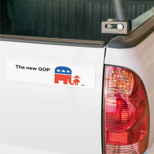 Ann Telnaes neuer GOP-Logo-Autoaufkleber Autoaufkleber (Auf Lkw)