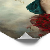 Anna A Proper Art Deco Lady Poster (Ecke)