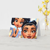 Anna&Alani Karte (Gelbe Blume)