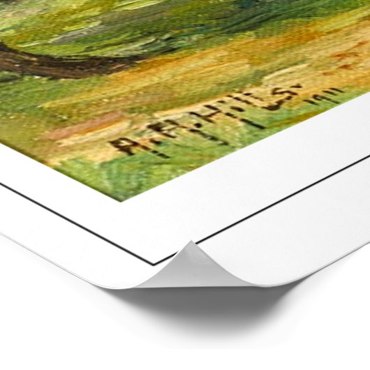 Anna Althea Hills Zedign Art Poster #3 (Ecke)