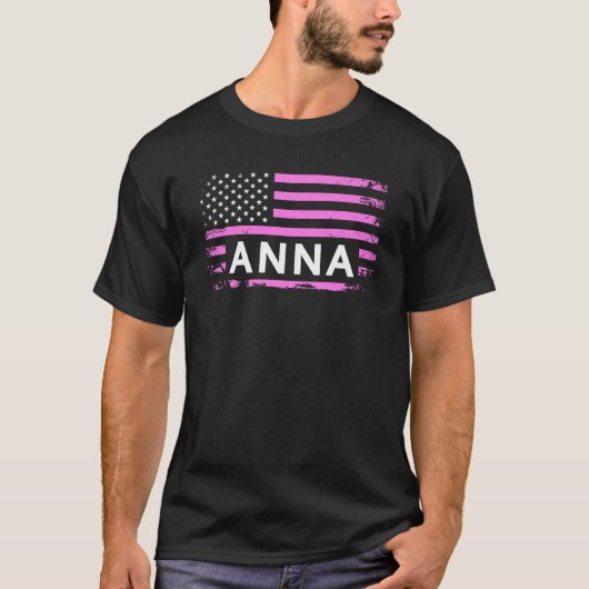 ANNA AMERICAN FLAG FOR ANNA 1 T-Shirt (Vorderseite)