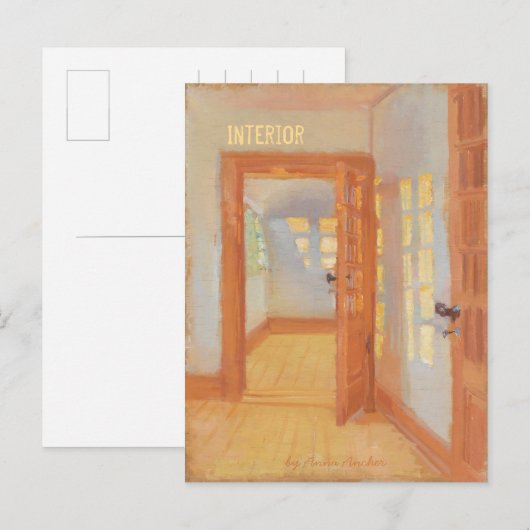 Anna Ancher Interior Brøndum, Anhang CC052 Postkarte (Vorne/Hinten)