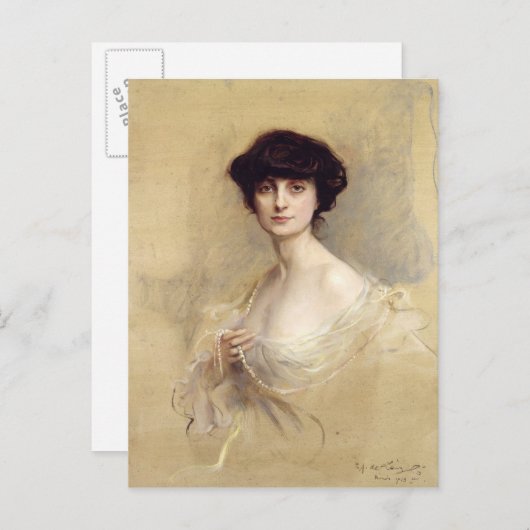 Anna de Noailles 1913 Postkarte (Vorne/Hinten)