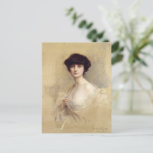 Anna de Noailles 1913 Postkarte (Stehend Vorderseite)