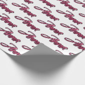 Anna faded pink personalisiertes Geschenkpapier (Ecke)
