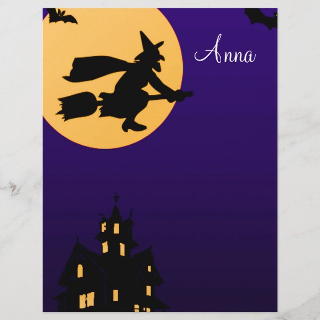 Anna Halloween Letterhead (Vorderseite)