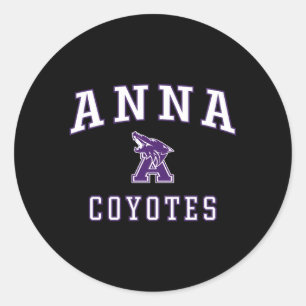Anna High School Coyotes C1 Runder Aufkleber