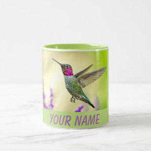 Anna Hummingbird im Flugverkehr Zweifarbige Tasse