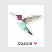 Anna-Hummingbird-Sticker Aufkleber (Blatt)