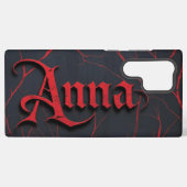 Anna in Gothic Samsung Galaxy Hülle (Rückseite (Horizontal))