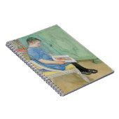 Anna Johanna Reading a Book Notizblock (Rechte Seite)