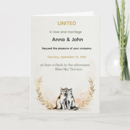 Anna & John – VEREINT in Liebe und Ehe Karte