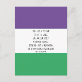 Anna Julia Cooper Quote Postcard Postkarte
