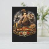 Anna Karenina Dankeskarte (Stehend Vorderseite)