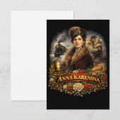 Anna Karenina Dankeskarte (Vorne/Hinten)