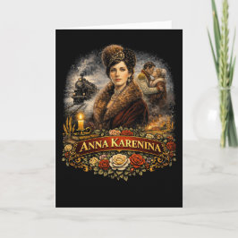 Anna Karenina Feiertagskarte