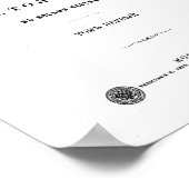 Anna Karenina - First Volume cover page (1878) Poster (Ecke)