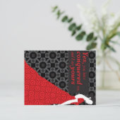 Anna Karenina Geschenk mit Zitat aus dem Roman Postkarte (Stehend Vorderseite)